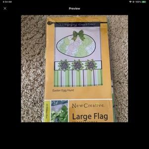Happy Easter house Flag 28x40